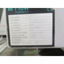 Used-Flow-Used Flow CNC Waterjet Cutting System (GUARANTEED by FLOW DEALER) With Hyperjet 94,000 PSI Intensifier Pump-MACH3 4020B-A6086