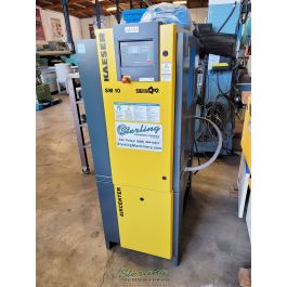 Used-Kaeser-Used Kaeser Rotary Screw Air Compressor With Dryer and Tank Built In (Save Thousands from New) (Late Model)-AIR CENTER SM 10-A6584