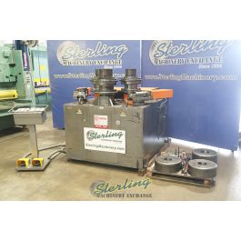 Used-Comac-Used Comac Hydraulic Angle Roll Double Pinch Universal Bending Machine, Heavy Duty Roll Bender-308HV4-A6615