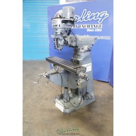 Used-BRIDGEPORT-Used Bridgeport (Variable Speed) Vertical Milling Machine-J HEAD-A6623