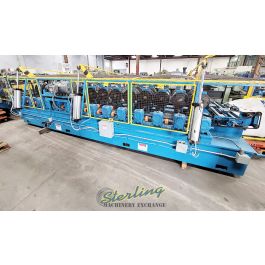 Used-BRADBURY-Used Bradbury Rollformer, Coil Straightener, Coil Reel, Punch, Nibble, Notch and Shear System Complete Forming Roll Forming Line