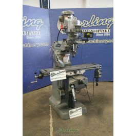 Used-BRIDGEPORT-Used Bridgeport Variable Speed Vertical Milling Machine (Nice Condition, American Made)-SERIES 1-A6743