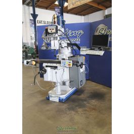 Used-Acra-Used Acra 3 Axis CNC Vertical Milling Machine Heavy Duty With AC Pro Drive Inverter Head