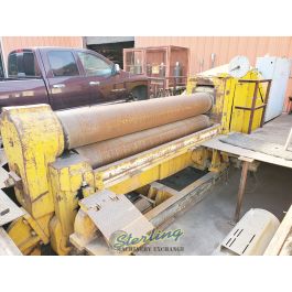 Used-Bertsch-Used Bertsch Hydraulic Double Pinch Plate Bending Roll---C5162