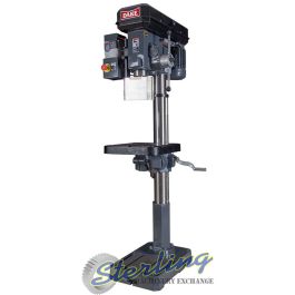 Used-DAKE-BRAND NEW DAKE AUTO FEED VARIABLE SPEED DRILL PRESS (FLOOR MODEL)-SB-250V-A5188