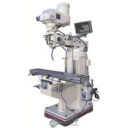 Used-GMC-BRAND NEW GMC MANUAL VARIABLE SPEED KNEE TYPE VERTICAL MILLING MACHINE WITH DRO-GMM-949VPKG-A5145