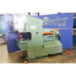 Used-PIRANHA-Used Piranha Hydraulic Ironworker (Dual Operated) (Guaranteed By Piranha Dealer)-PII-110-P1016