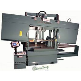 New-W.F. Wells-Brand New W.F. Wells CNC Fully Automatic with Shuttle Type BarFeed, 6┬░ Cant, Horizontal Twin Post Band Saw-B-25-3CA3 CNC 6° CANT-SMB253CA36