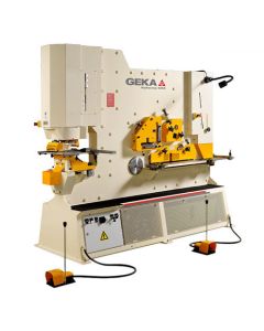 New-Geka-Brand New Geka Dual Cylinder Hydraulic (Deep Throat) Ironworker-HYDRACROP 220SD-SMHYDRACROP220SD-01