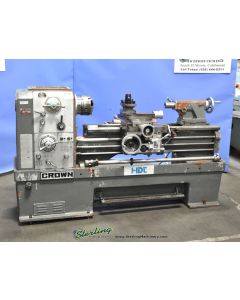 Used-Crown-Used Ta Shing Crown 'Removable' Gap Bed Engine Lathe-2/1000-A3070-01
