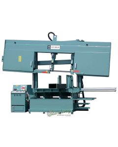 New-W.F. Wells-Brand New W.F. Wells Semi-Automatic Hydraulic Horizontal 6 Degree Cant Head Twin Post Bandsaw -B-25-3C-SMB253C-01