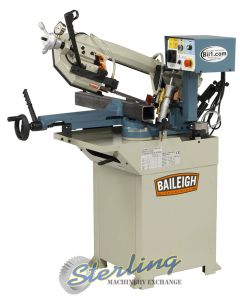 New-Baileigh-Brand New Baileigh Horizontal Metal Cutting Band Saw with Mitering (Swivel) Head-BS-210M-BA9-1001309-SMBS210M-01
