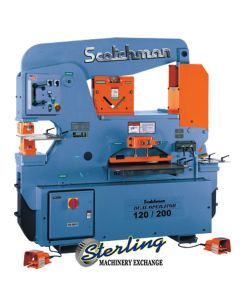 New-Scotchman-Brand New Scotchman Dual Operation Hydraulic Ironworker-DO 120/200 - 24 M-SMDO12020024M-01