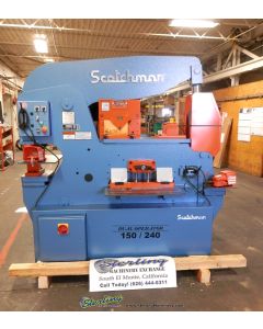 New-Scotchman-Brand New Scotchman Dual Operation Hydraulic Ironworker-DO 150/240 - 24 M-SMDO15024024M-01