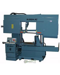 New-W.F. Wells-Brand New W.F. Wells Hydraulic Semi-Automatc Horizontal Band Saw-H-2024-3C-SMH20243C-01