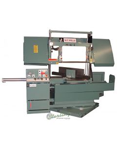 New-W.F. Wells-Brand New W.F. Wells Semi-Automatic Horizontal Heavy Duty Twin Post "SWIVEL BODY- MITER CUT" Band Saw *AMERICAN MADE*-M-16-2-SMM162-01