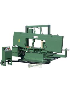 New-W.F. Wells-Brand New W.F. Wells Semi-Automatic Hydraulic Swivel Base Cant Head Horizontal Large Capacity Twin Post Two Direction Miter Band Saw-M-36-3-SMM363-01