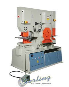 New-Baileigh-Brand New Baileigh Dual Operator 132 Ton 5 Station Ironworker-SW-132-SMSW132-01