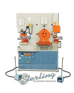 New-Baileigh-Brand New Baileigh Dual Operator 84 Ton 5 Station Ironworker-SW-84-SMSW84-01