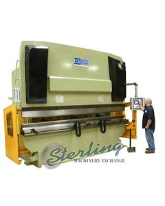 New-U.S. Industrial-Brand New U.S. Industrial Hydraulic Press Brake with Front Operated Power Back Gauge & Power Ram Adjust-USHB330-13HM-SMUSHB33013HM-01