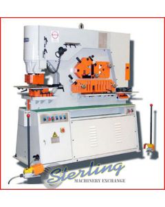 New-U.S. Industrial-Brand New U.S. Industrial Hydraulic Ironworker with Dual Operator Stations-USHI-155T-DO-XT-SMUSHI155TDOXT-01