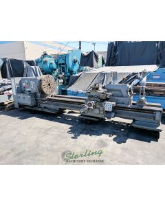 Used-POREBA-Used Poreba Heavy Duty Gap Bed Engine Lathe-TR100-B1-A4749-01