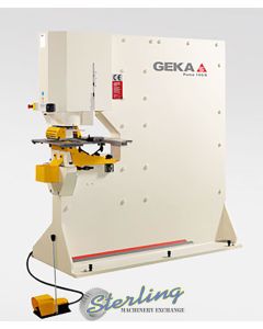 New-Geka-Brand New Geka Puma Series Hydraulic (Deep Throat) Ironworker Single End Hydraulic Punch with 5 Power Settings-PUMA 165SD-SMPUMA165SD-01