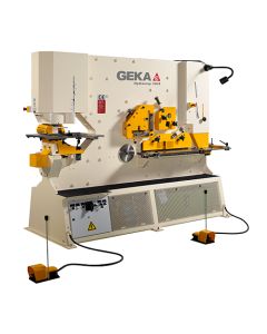 New-Geka-Brand New Geka Dual Cylinder Hydraulic (Deep Throat) Ironworker-HYDRACROP 165SD-SMHYDRACROP165SD-01