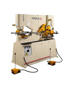 New-Geka-Brand New Geka Dual Cylinder Hydraulic (Deep Throat) Ironworker-HYDRACROP 55SD-SMHYDRACROP55SD-01