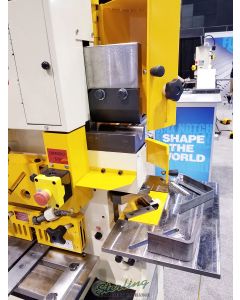 New-Geka-Brand New Geka Dual Cylinder Hydraulic (Deep Throat) Ironworker with Bending Station-BENDICROP 60SD-SMBENDICROP60SD-01