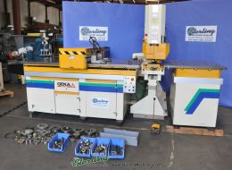 Used-Geka-Used Geka Single End CNC Punching Machine W/ Fagor CNC Control and PAXY CNC Plate Positioning & Punching System-PUMA 110/E-750-A2282-01