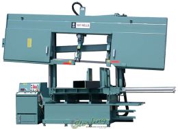 New-W.F. Wells-Brand New W.F. Wells Semi-Automatic Horizontal 6 Degree Cant Head Twin Post Bandsaw-B-25-2C-SMB252C-01