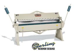 New-Baileigh-Brand New Baileigh Heavy Duty Manually Operated Box & Pan (Finger) Brake-BB-7212-BA9-1000536-SMBB7212-01