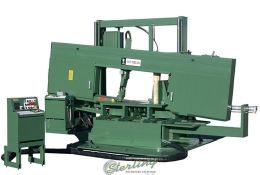 New-W.F. Wells-Brand New W.F. Wells Semi-Automatic Hydraulic Swivel Base Cant Head Horizontal Large Capacity Twin Post Two Direction Miter Band Saw-M-36-3-SMM363-01