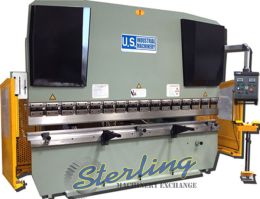New-U.S. Industrial-Brand New U.S. Industrial Hydraulic Press Brake with Front Operated Power Back Gauge & Power Ram Adjust-USHB155-10HM-SMUSHB15510HM-01