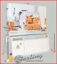 New-U.S. Industrial-Brand New U.S. Industrial Hydraulic Ironworker with Dual Operator Stations-USHI-66T-DO-SMUSHI66TDO-01