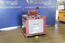 Used-Amada-Used Amada Heavy Duty Hydraulic Power V-Notcher With Coper on Rear-CSW-250-A6565-01