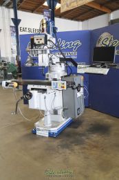 Used-Acra-Used Acra 3 Axis CNC Vertical Milling Machine Heavy Duty With AC Pro Drive Inverter Head
