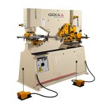 Brand New Geka Dual Cylinder Hydraulic Ironworker