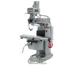 Brand New Jet Vertical Milling Machine PACKAGE. Includes 3 Axis Acu-Rite DRO, X, Y and Z Power Feeds and Air Power Drawbar
