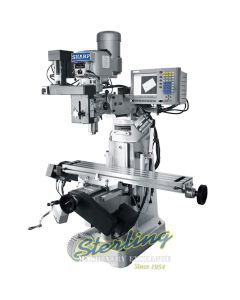 New-Sharp-Brand New Sharp LMV-49-DVS-MP-3 3-Axis CNC Knee Mill-LMV-49-DVS-MP-3-LMV-49-DVS-MP-3-SMLMV49DVSMP3-01