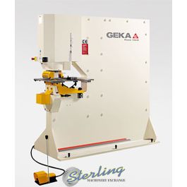 New-Geka-Brand New Geka Puma Series Hydraulic (Deep Throat) Ironworker Single End Hydraulic Punch with 5 Power Settings-PUMA 165SD-SMPUMA165SD