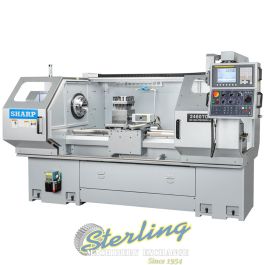 New-Sharp-Brand New Sharp 2460TC-F CNC Flat Bed Lathe-2460TC-F-2460TC-F-SM2460TCF