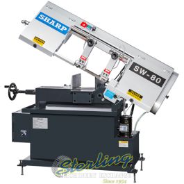 New-Sharp-Brand New Sharp SW-80 Manual Horizontal Band Saw-SW-80-SW-80-SMSW80